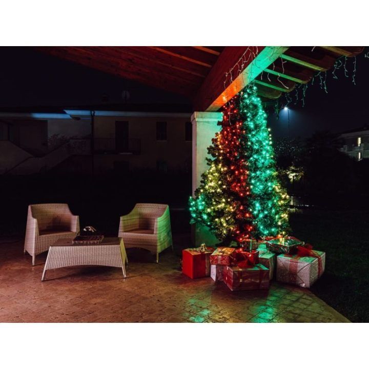 Išmanioji kalėdinė LED girlianda Twinkly, 250 RGB+W, 20 m, įvairiaspalvė