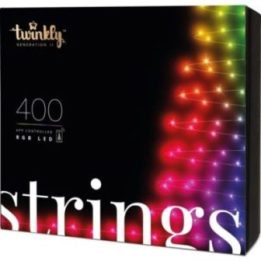 Išmanioji kalėdinė girlianda Strings, 400 LED, 32 m, įvairiaspalvė