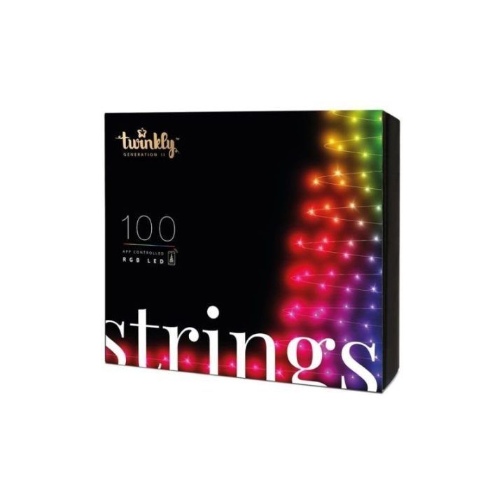 Išmanioji kalėdinė girlianda Twinkly, 100 RGB LED, 8 m, įvairiaspalvė