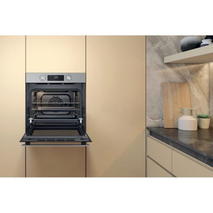 Įmontuojama elektrinė orkaitė Whirlpool OMR58HU1X, 71 l, nerūdijančio plieno spalvos