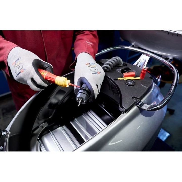 Akumuliatorinis elektrinis atsuktuvas Wiha 44318-SPEED-E, geltonos ir raudonos spalvos