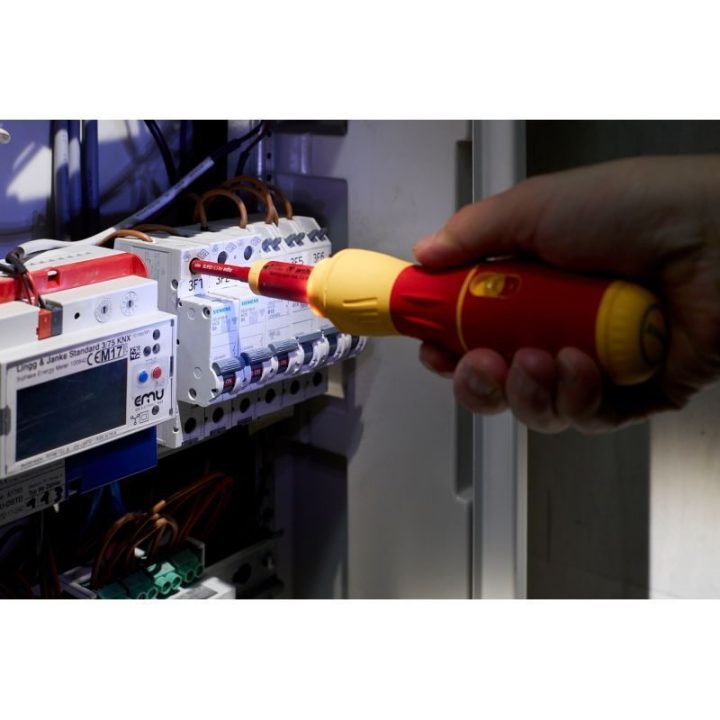 Akumuliatorinis elektrinis atsuktuvas Wiha 44318-SPEED-E, geltonos ir raudonos spalvos