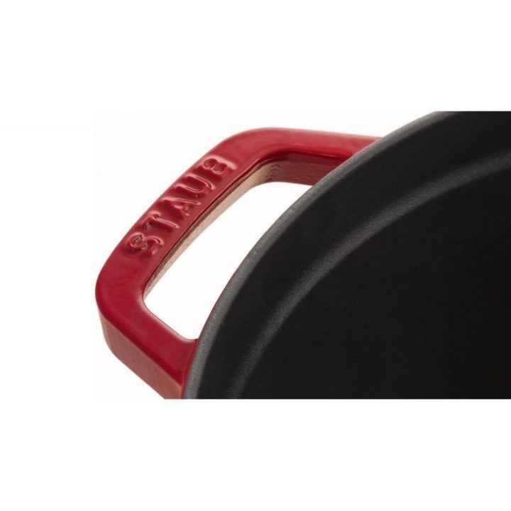 Apvalus ketaus puodas STAUB Cocotte, 22 cm, 2,6 l, vyšnios spalvos