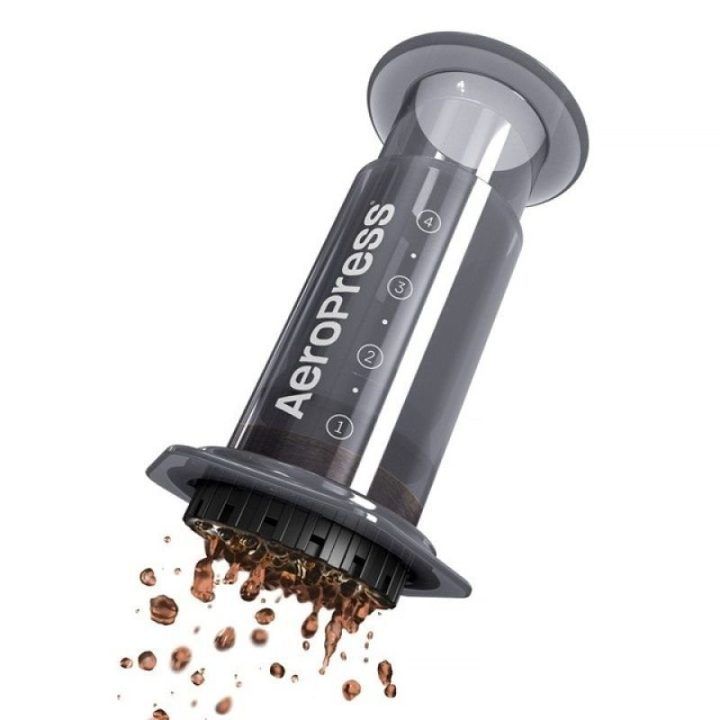 Rankinis kavos ruošimo įrenginys AeroPress, 250 ml, juodos ir skaidrios spalvos