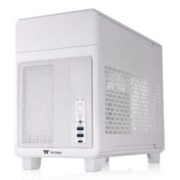 Mini Tower kompiuterio korpusas Thermaltake TR100, baltas