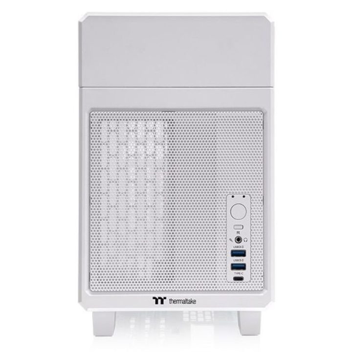 Mini Tower kompiuterio korpusas Thermaltake TR100, baltas