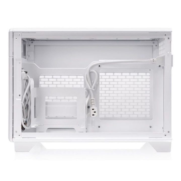 Mini Tower kompiuterio korpusas Thermaltake TR100, baltas