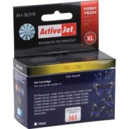 Rašalo kasetė HP spausdintuvams, didelės išeigos ActiveJet AH-363YR, 10 ml, geltona