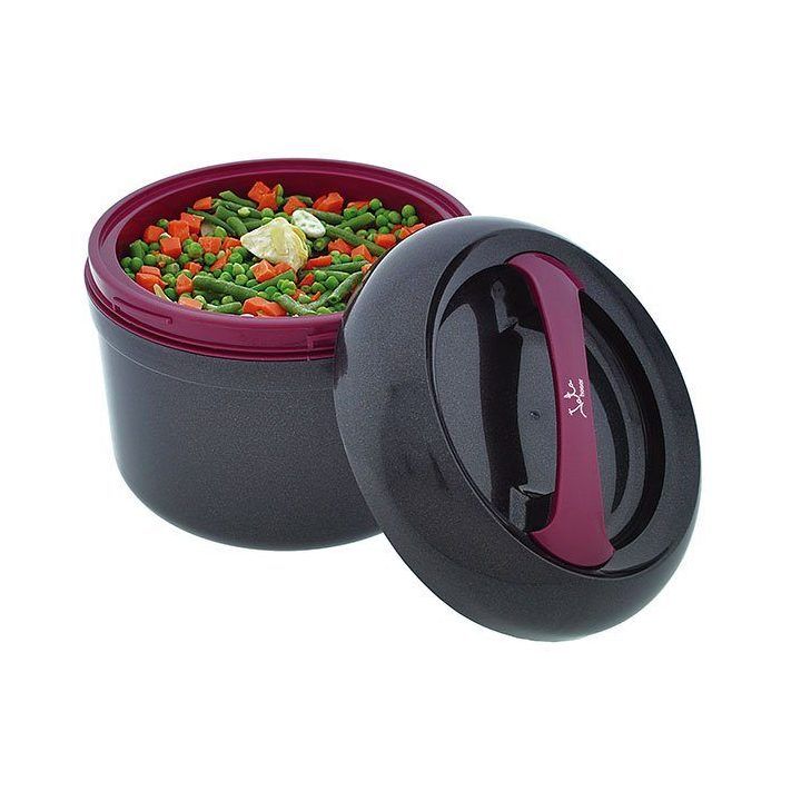 Pietų indas Jata 943, 3 l, juodas su violetine