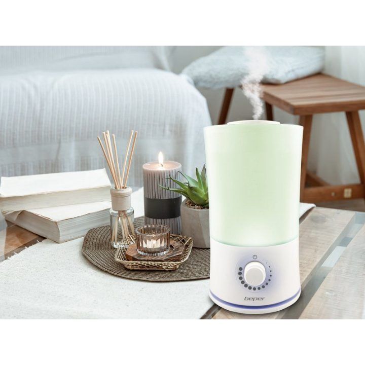 Ultragarsinis drėkintuvas ir aromato difuzorius Beper 70.401, 2,4 l, 25 W