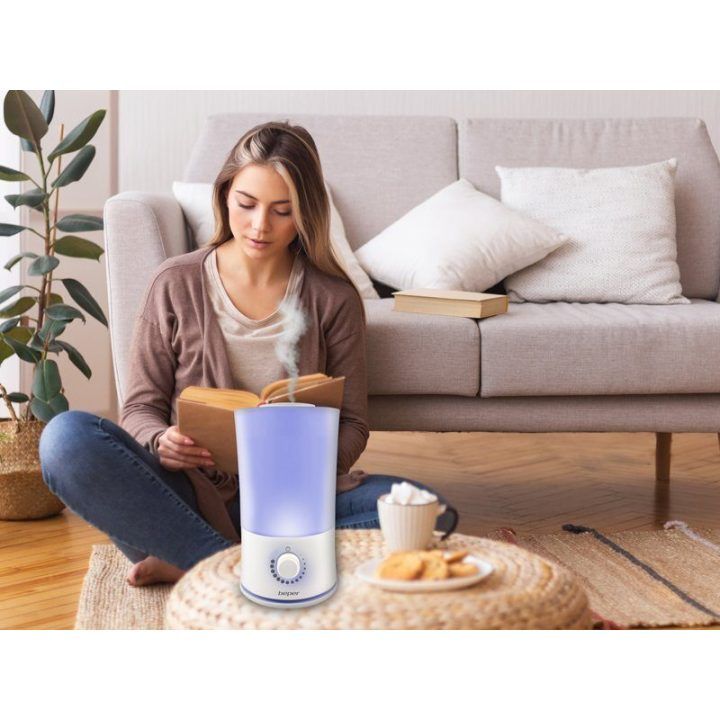 Ultragarsinis drėkintuvas ir aromato difuzorius Beper 70.401, 2,4 l, 25 W