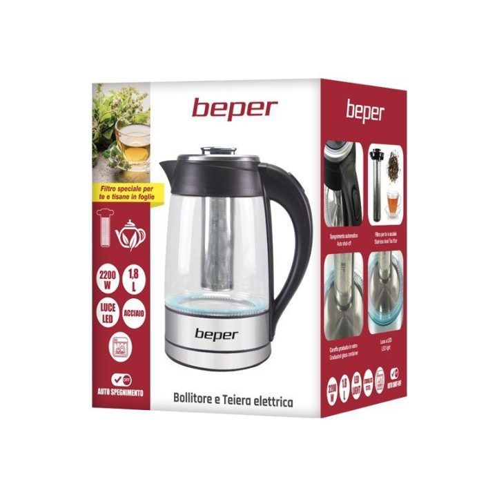 Elektrinis virdulys Beper BB.103, 1,8 l, 2200 W