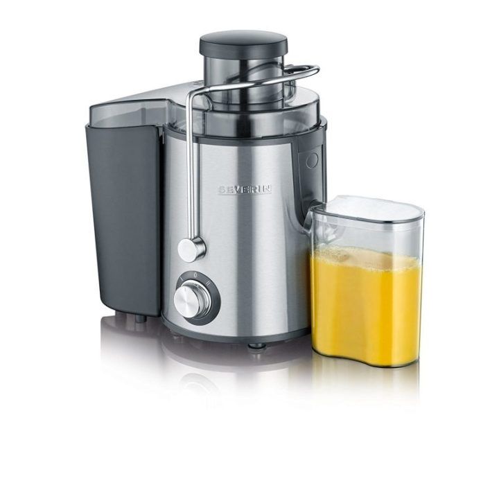 Sulčiaspaudė Severin ES 3566, 500 ml, juoda ir nerūdijančiojo plieno spalvos