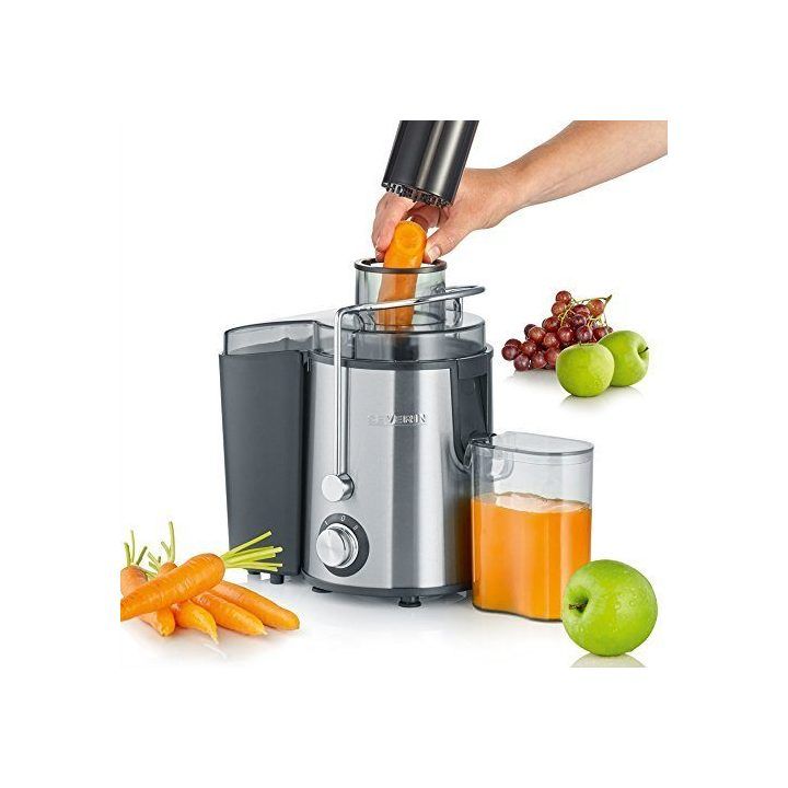 Sulčiaspaudė Severin ES 3566, 500 ml, juoda ir nerūdijančiojo plieno spalvos