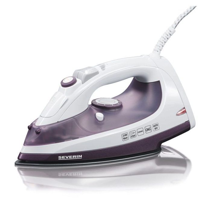 Garų lygintuvas Severin BA 3210, 2500 W, violetinės ir baltos spalvos