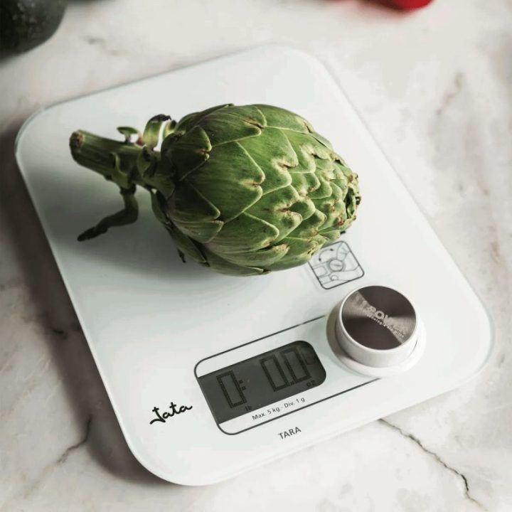 Virtuvinės svarstyklės be baterijų Jata, 5 kg
