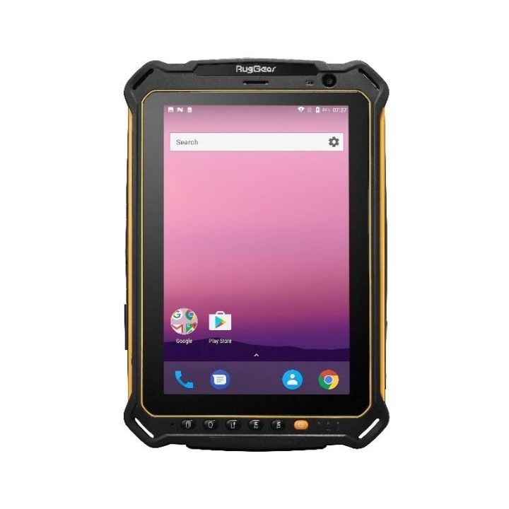 LTE planšetinis kompiuteris RugGear RG910, 8 colių, juodos ir geltonos spalvos