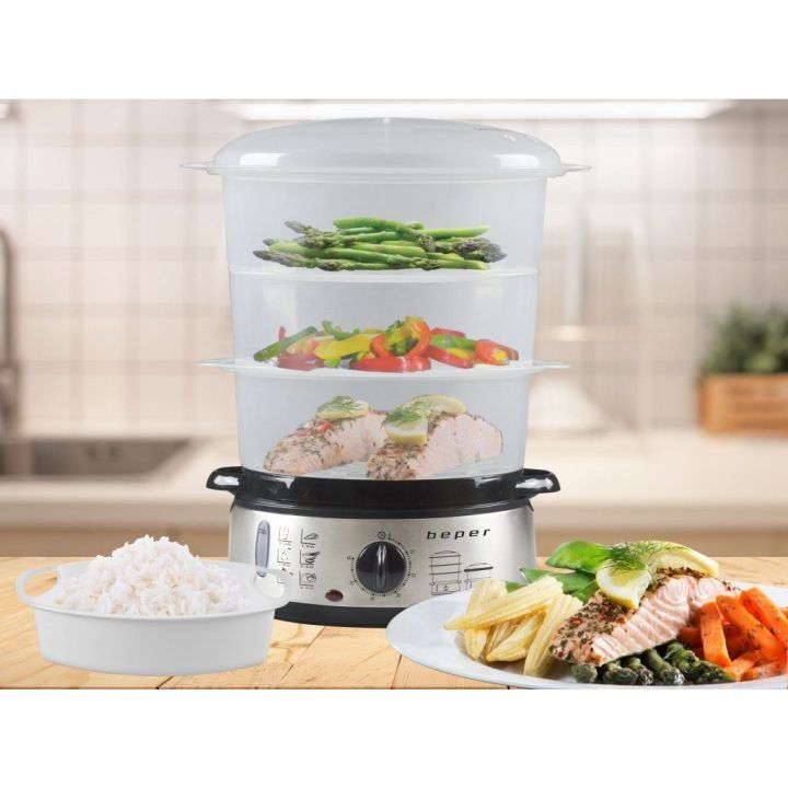 Garintuvas su trimis dubenėliais Beper BC.250, 9 l, 800 W