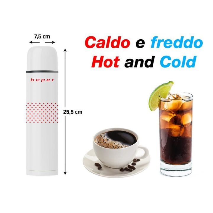 Termosas su raudonu taškeliu Beper BI.504, 500 ml