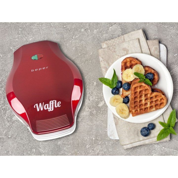 Vaflinė su 18 cm nepridegančia plokšte Beper Party Line, 1000 W