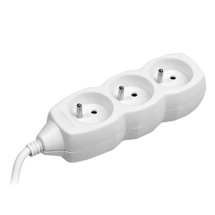 PAVADINIMAS: Elektros ilgintuvas su 3 lizdais Tracer PowerCord, 1,5 m, baltas