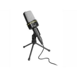 Daugiakryptis mikrofonas Tracer Screamer, 2 m, juodos ir sidabro spalvos