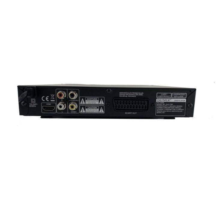 DVD įrašytuvas Denver DVH-7787 MK3, juodas