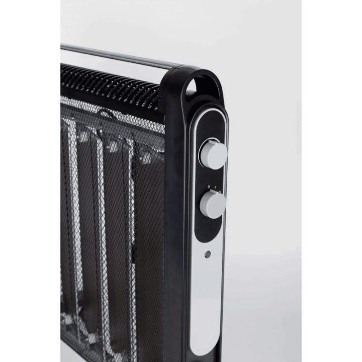 Radiatorinis šildytuvas Jata RD227N, 2000 W, juodas ir baltas