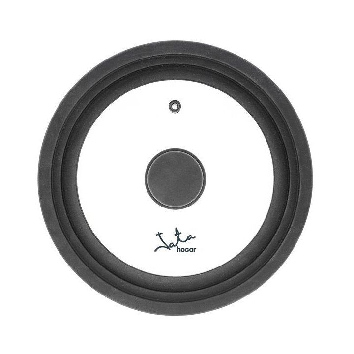 Universalus silikoninis stiklinis dangtis Jata T20, 20–22–24 cm