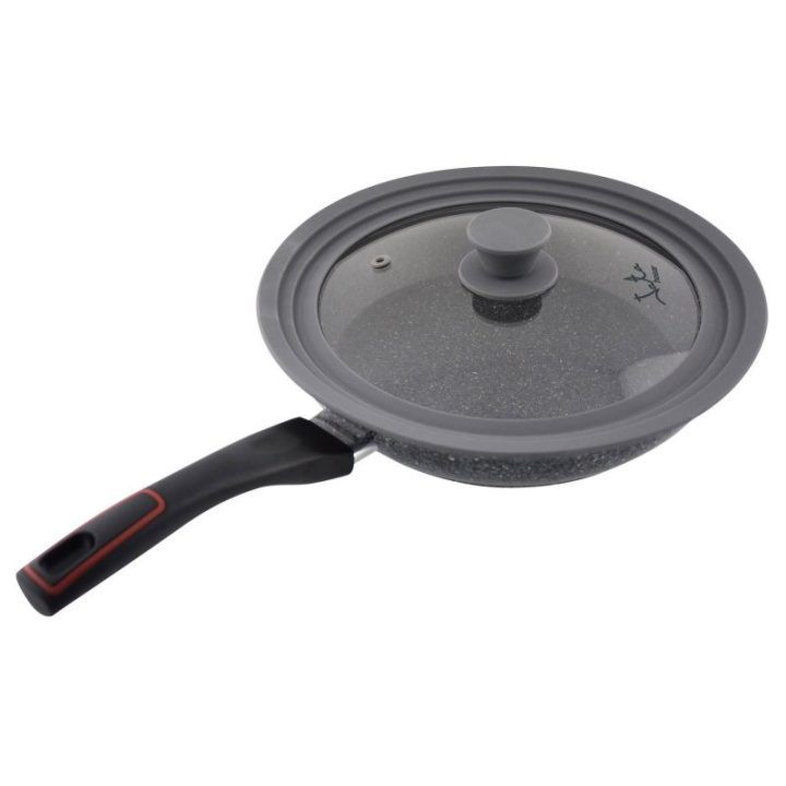 Universalus silikoninis stiklinis dangtis Jata T20, 20–22–24 cm