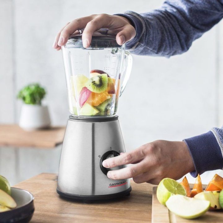 Pastatomas trintuvas Gastroback Design Mixer Mini, 500 W, juodos ir sidabro spalvos