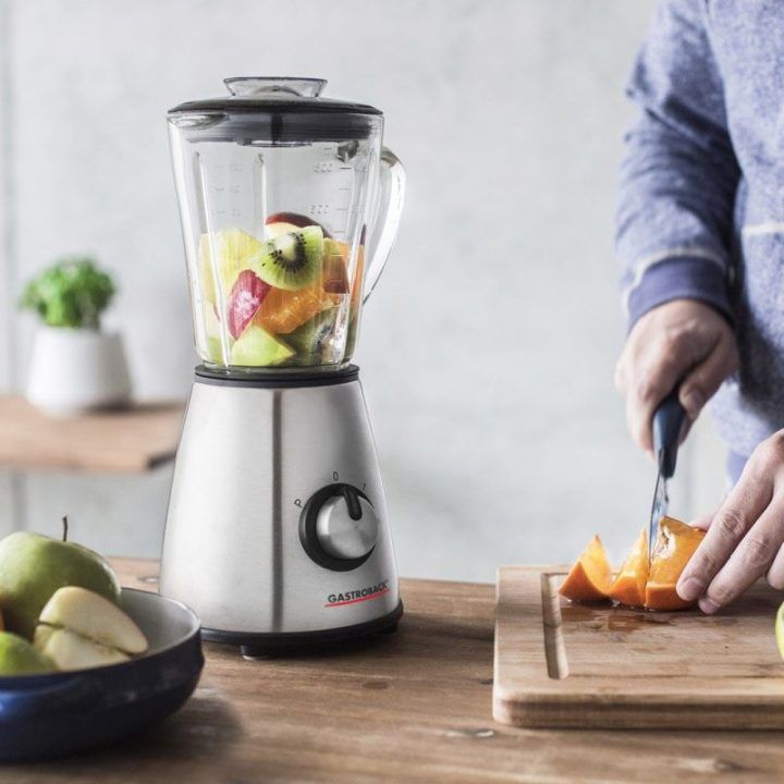 Pastatomas trintuvas Gastroback Design Mixer Mini, 500 W, juodos ir sidabro spalvos