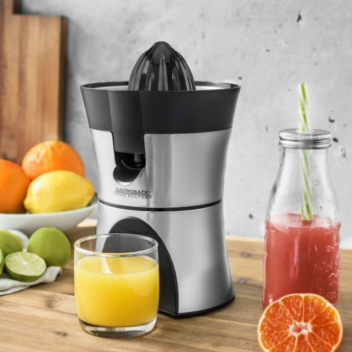 Sulčiaspaudė Gastroback Direct Homeculture, juoda ir sidabro spalvos