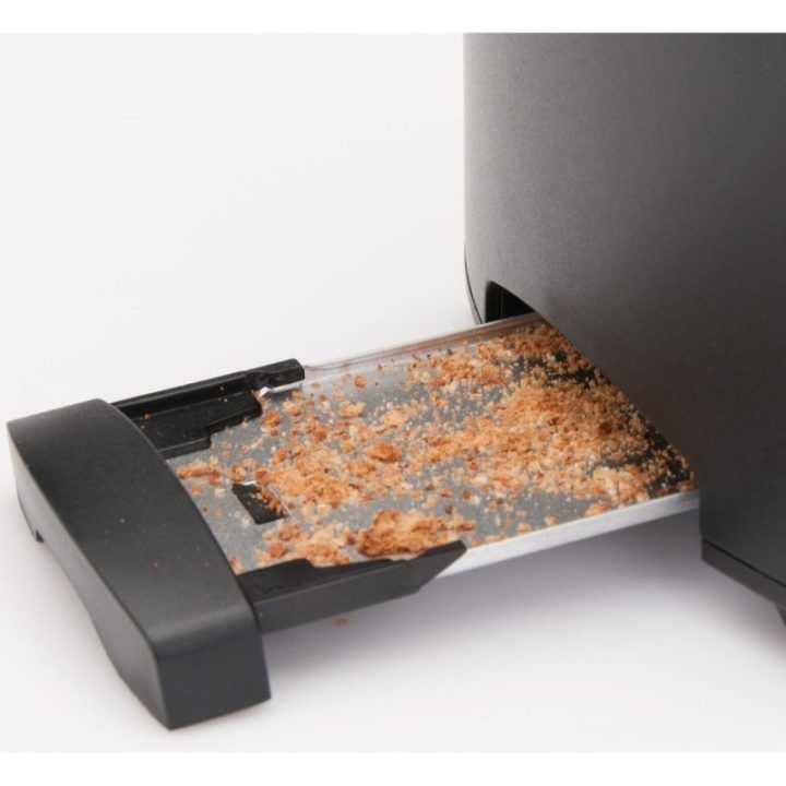 Dviejų riekelių skrudintuvas su sumuštinių stovu Gastroback Design Toaster Pro 4S, 1500 W, juodas ir sidabro spalvos