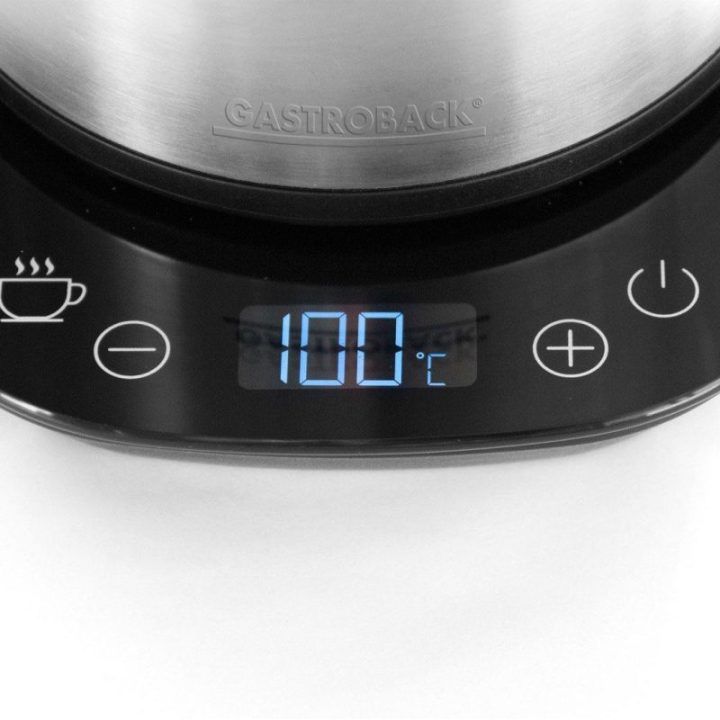 Elektrinis virdulys Gastroback Design Advanced Thermo, 1,7 l, nerūdijančiojo plieno spalvos