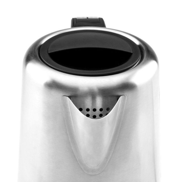Elektrinis virdulys Gastroback Design Mini, 1 l, juodas su nerūdijančiojo plieno korpusu