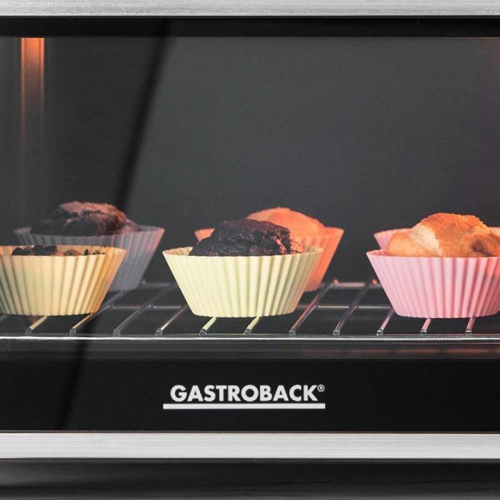 Mini orkaitė Gastroback Design Bistro, 26 l, 1500 W, nerūdijančiojo plieno spalvos
