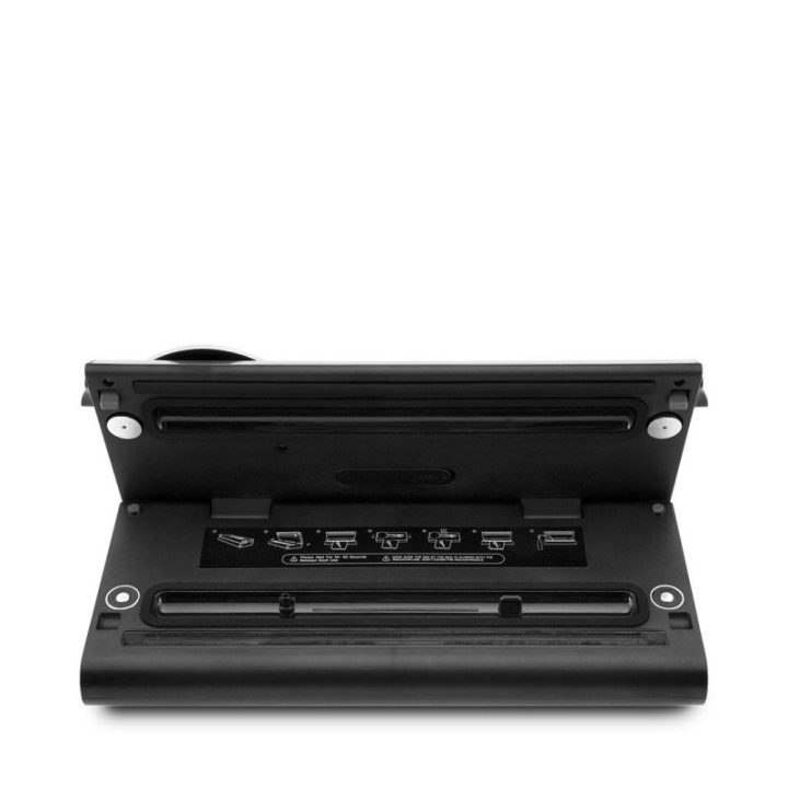 Vakuumatorius su svarstyklėmis Gastroback Design Advanced Scale, 110 W, juodos ir sidabro spalvos
