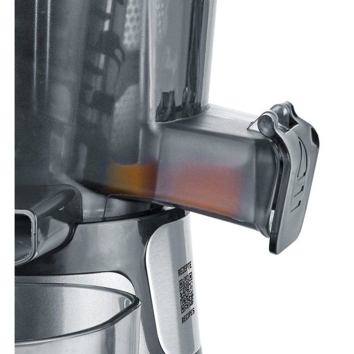 Lėtaeigė sulčiaspaudė Severin ES 3571, 150 W, juoda ir metalinė