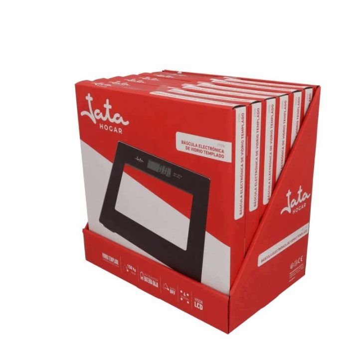 Elektroninės vonios svarstyklės Jata 290N, 150 kg, juodos
