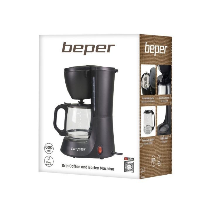 Filtrinis kavos aparatas Beper BC.060, 600 ml, 600 W