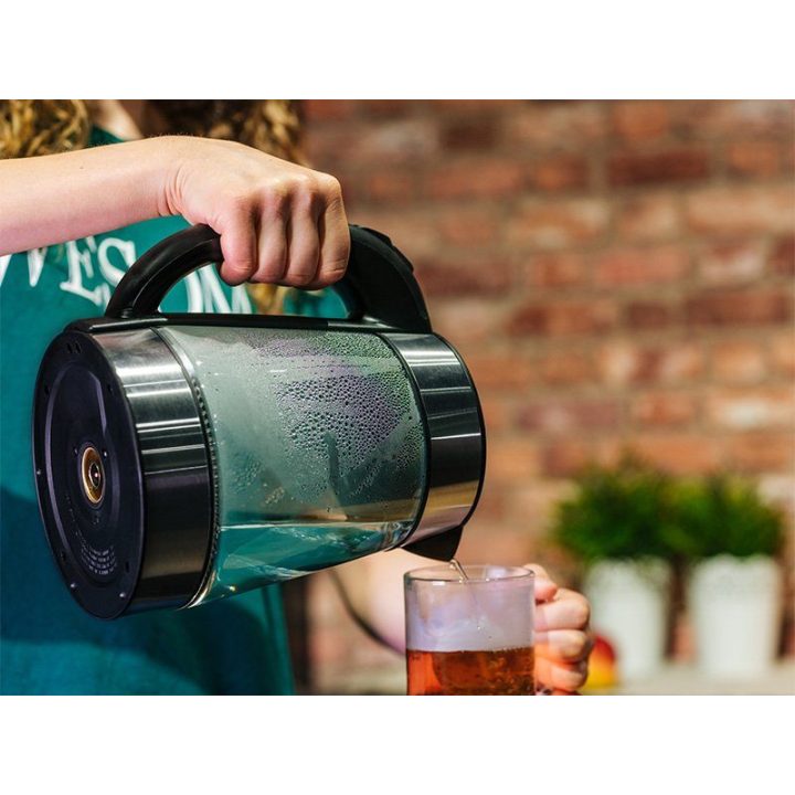 Stiklinis elektrinis virdulys su temperatūros reguliavimu Lafe, 1,8 l