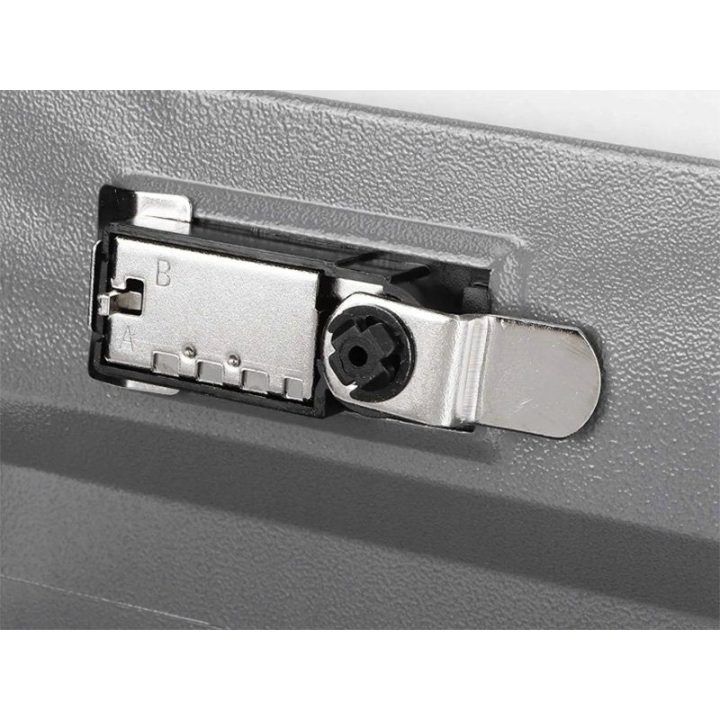 Knygos formos taupyklė su 3 skaitmenų kodine spyna Tracer BookSafe Pro, juoda su balta