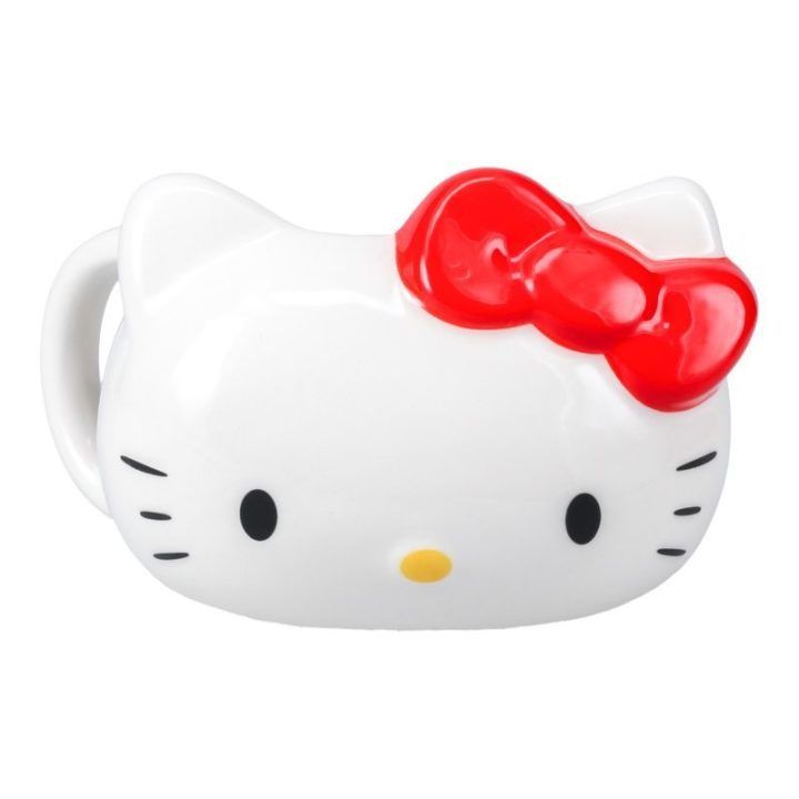 Keraminis puodelis Hello Kitty galvos formos Paladone, 300 ml