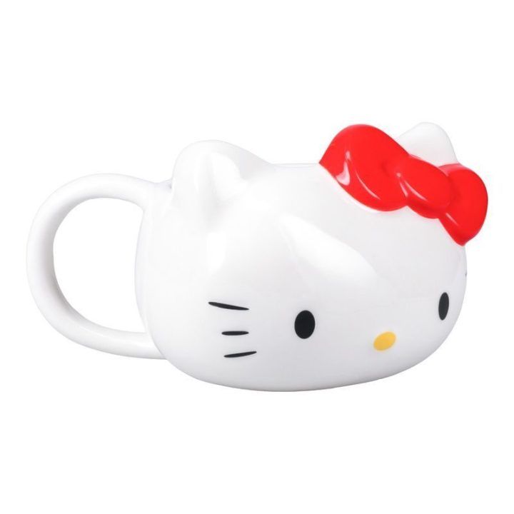 Keraminis puodelis Hello Kitty galvos formos Paladone, 300 ml