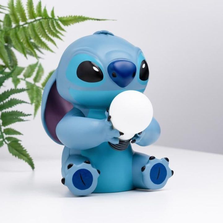 Naktinis šviestuvas su Stitch personažu Paladone, 16 cm, mėlynas
