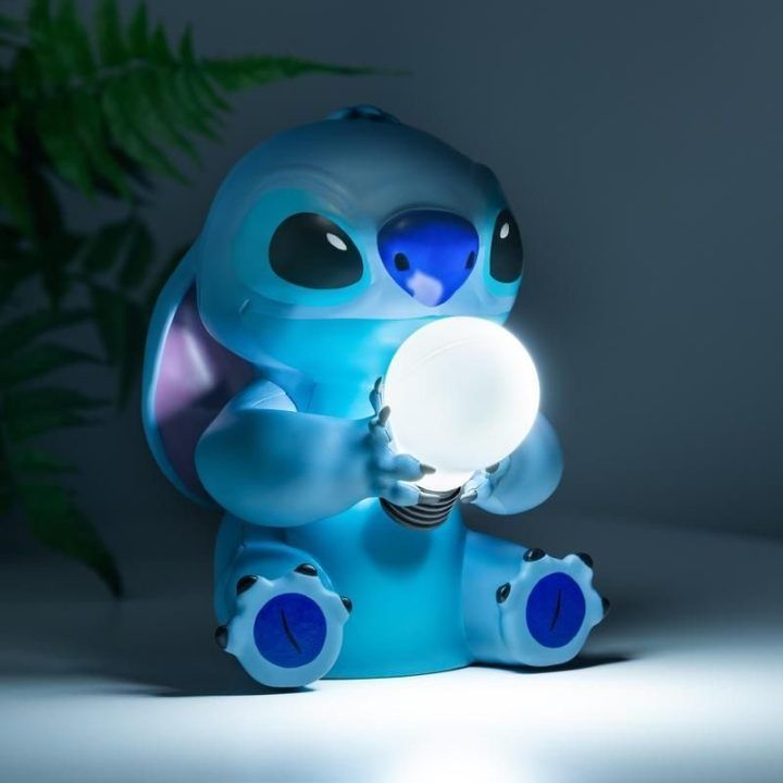 Naktinis šviestuvas su Stitch personažu Paladone, 16 cm, mėlynas