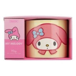 Puodelis su My Melody personažu Paladone, 400 ml, pastelinės geltonos spalvos