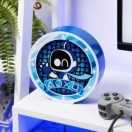LED šviestuvas su Astro Bot personažu Paladone, 16 cm, mėlynos ir baltos spalvos