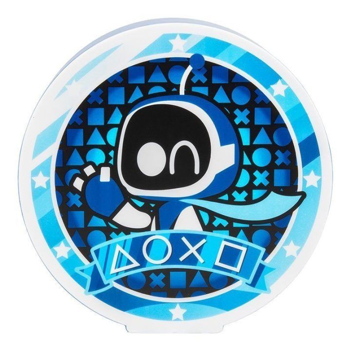 LED šviestuvas su Astro Bot personažu Paladone, 16 cm, mėlynos ir baltos spalvos